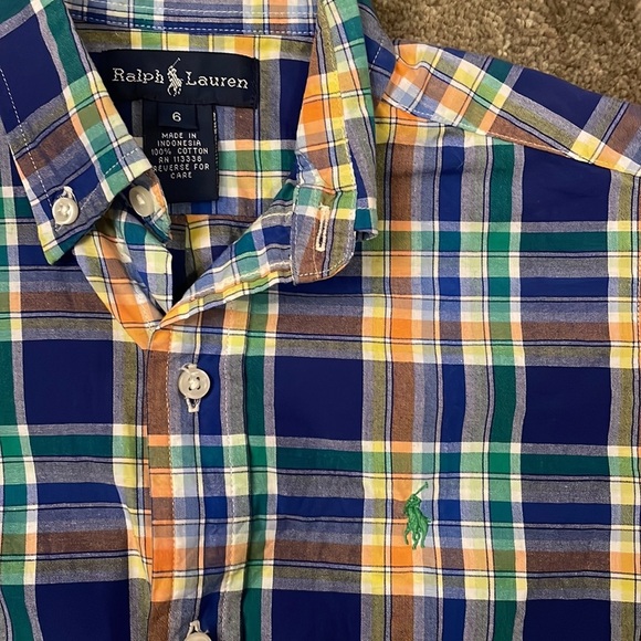Little boys POLO by Ralph Lauren shirt. - Picture 2 of 3